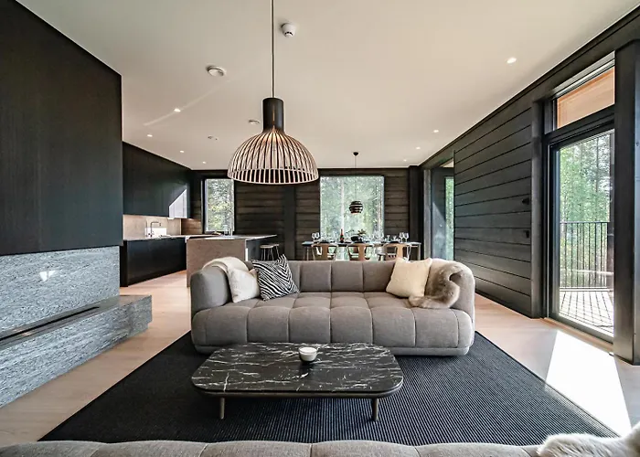 아파트 Fjaellen Lumiere Penthouse Ski-in Ski-out By Aavalevi 레비